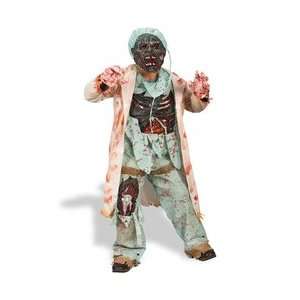  Zombie Doctor Costume: Boys Size Medium 8 10: Toys 
