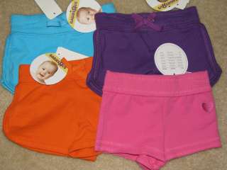 BABIES R US GIRLS CLOTHING INFANT TODDLER SHORTS NWT  