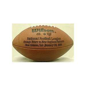 Super Bowl XX Official Game Football by Wilson   The First Year Issue 