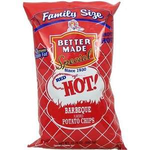 Hot Barbeque Potato Chips: Grocery & Gourmet Food
