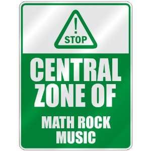  STOP  CENTRAL ZONE OF MATH ROCK  PARKING SIGN MUSIC 