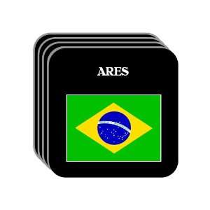  Brazil   ARES Set of 4 Mini Mousepad Coasters 
