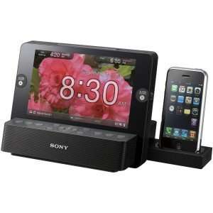  New Sony Icfcl75ip Ipod Iphone Speaker Dock Clock Radio 7 
