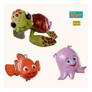  Hallmark Nemo, Squirt and Pearl Miniature Ornaments 