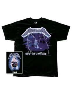  Metallica Ride The Lightning 2 sided T shirt Clothing