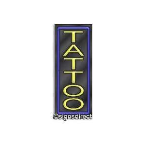  Tattoo Neon Sign, Background MaterialBlack Plexiglass 