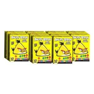 Angry Birds YELLOW Fruit Snacks Case of 10 Boxes (10 Pack Per Box)