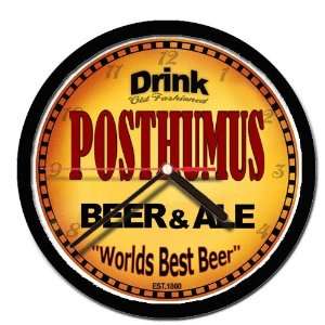  POSTHUMUS beer and ale cerveza wall clock 