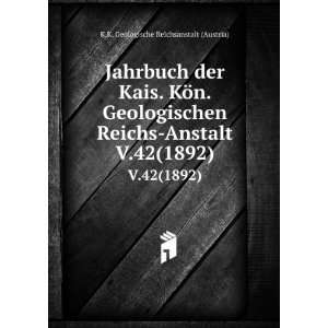 Jahrbuch der Kais. KÃ¶n. Geologischen Reichs Anstalt. V 
