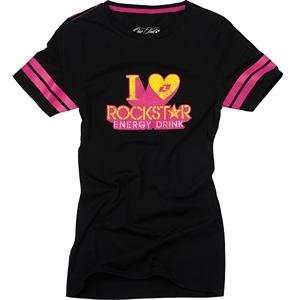   Industries Womens Rockstar Tegan T Shirt   Large/Black: Automotive