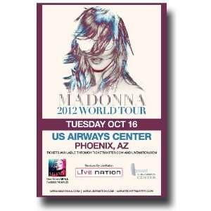 Madonna Poster   Concert Flyer   2012 MDNA Tour Phx 