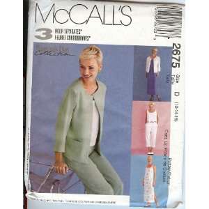 McCalls 2675 Three Hour Separates (Size 12 14 16) Arts 