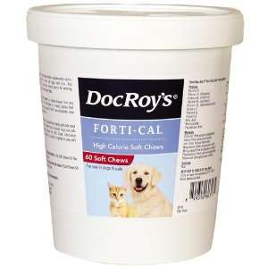  Doc Roys Forti Cal Soft Chews 60ct: Pet Supplies