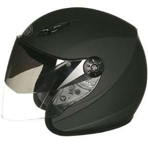  Gmax 17S Open Face Helmet   Matte Black Large: Everything 