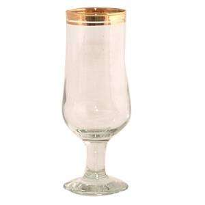  Rayware Set 0F 6 Classic Gold Beer Glasses: Kitchen 