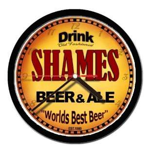  SHAMES beer and ale cerveza wall clock: Everything Else