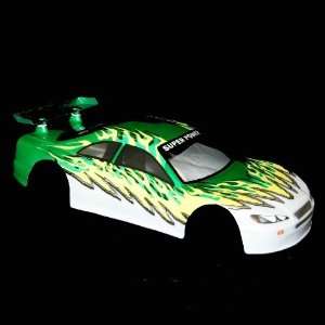   : Redcat Racing 1017 Onroad Car Body   Green and White: Toys & Games