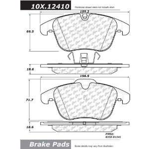  Centric Front OE Formula Brake Pads 100.12410 Automotive