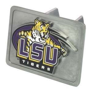  LSU Tigers Pewter Trailer Hitch Cover: Sports & Outdoors