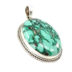  Pendant silver Hatari turquoise.: Jewelry