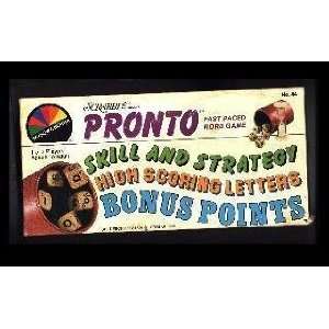  Scrabble Pronto Fast Paced Word Game: Toys & Games