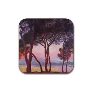  Juan Les Pins By Claude Monet Coasters   Set of 4: Office 