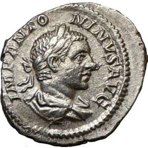 ELAGABALUS 219AD Ancient Silver Roman Coin Providentia forethought 