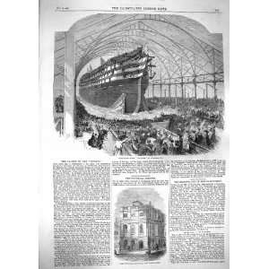   1859 H.M.S. SHIP VICTORIA PORTSMOUTH TOWNHALL BOROUGH