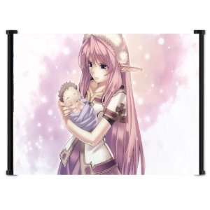 Record of Agarest War Game Fabric Wall Scroll Poster (25 