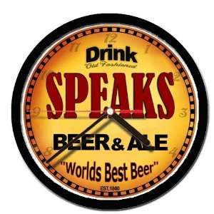  SPEAKS beer and ale cerveza wall clock: Everything Else