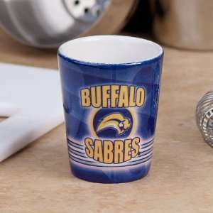  Buffalo Sabres Navy Blue Slapshot Ceramic Shot Glass 