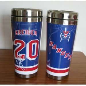 Chris Kreider New York Rangers 16oz Travel Tumbler Mug:  