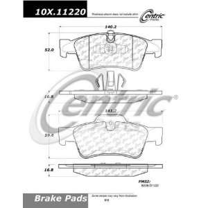  Centric Parts 100.11220 100 Series Brake Pad: Automotive