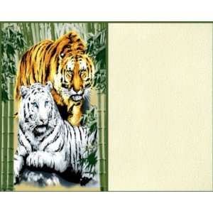  Queen Size White & Yellow Bengal Tigers Sherpa Blanket 79 