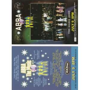  Abba the Music 2003 Bb King Club NYC Promo Postcard 