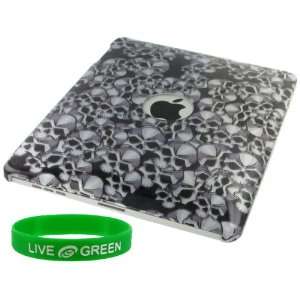  Black Skulls Design Hard Shell Case for Apple iPad 3G Wi 
