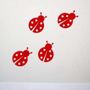 LADY BUGS Wall Girl Baby Room Decal Sticker Decor Kid  Color: Classic 
