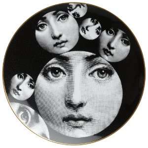  Fornasetti Collector Julia Plates   Face Bubbles: Kitchen & Dining