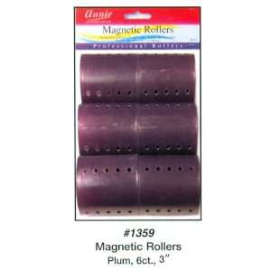  Annie Magnetic Rollers 6 Count Purple 3 #1359 Beauty