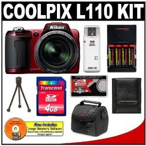 Nikon Coolpix L110 12.1 Megapixel Digital Camera with 15x Optical Zoom 
