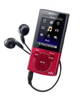  Sony Walkman E NWZ E345 16GB Video Player (Red): MP3 