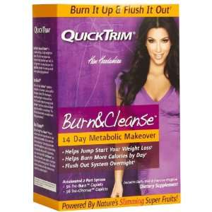  Quicktrim Burn & Cleanse 14 Day Diet 2 Part System, 56 ct 