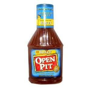 Open Pit Honey BBQ Sauce 18 oz   6 Unit: Grocery & Gourmet Food