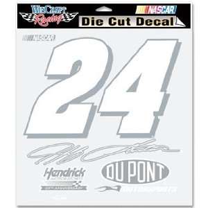  Jeff Gordon 8 x 8 DieCut Number Decal 