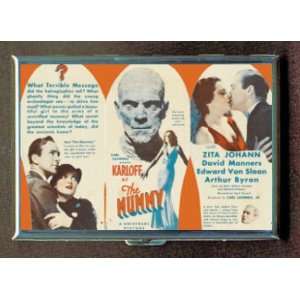 BORIS KARLOFF, THE MUMMY, 1932 ID Holder, Cigarette Case 