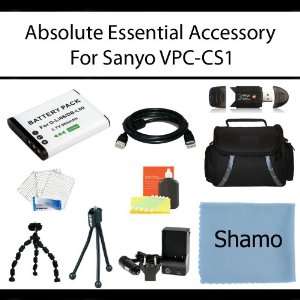  Absolute Essential Accessory Kit For Sanyo VPC CS1 High 