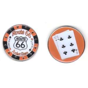  Route 66 (Pocket Sixes) Poker Card Cover Protector: Sports 