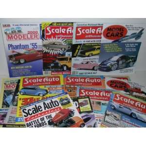  Auto Enthusiast  75 Issue Collection of Magazines on Plastic Car 