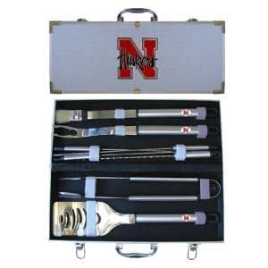  Nebraska Huskers NCAA 8pc BBQ Tools Set: Sports & Outdoors