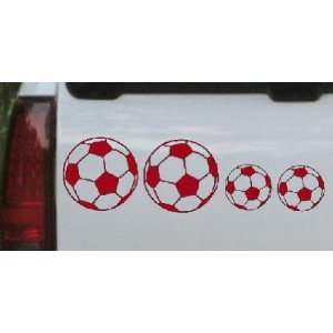 Soccer Ball Stick Family Stick Family Car Window Wall Laptop Decal 